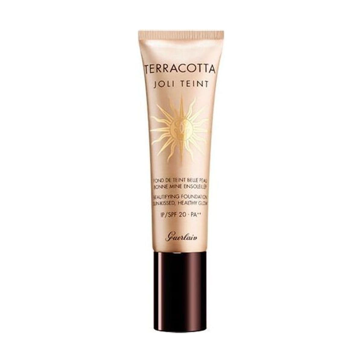 Embalagem de Terracotta Joli Teint Beautifying Foundationsun-Kissed, Healthy Glow