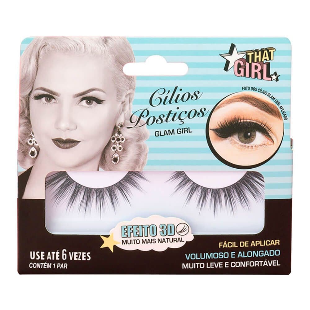 Embalagem de Cílios Postiços That Girl 3D Glam Girl