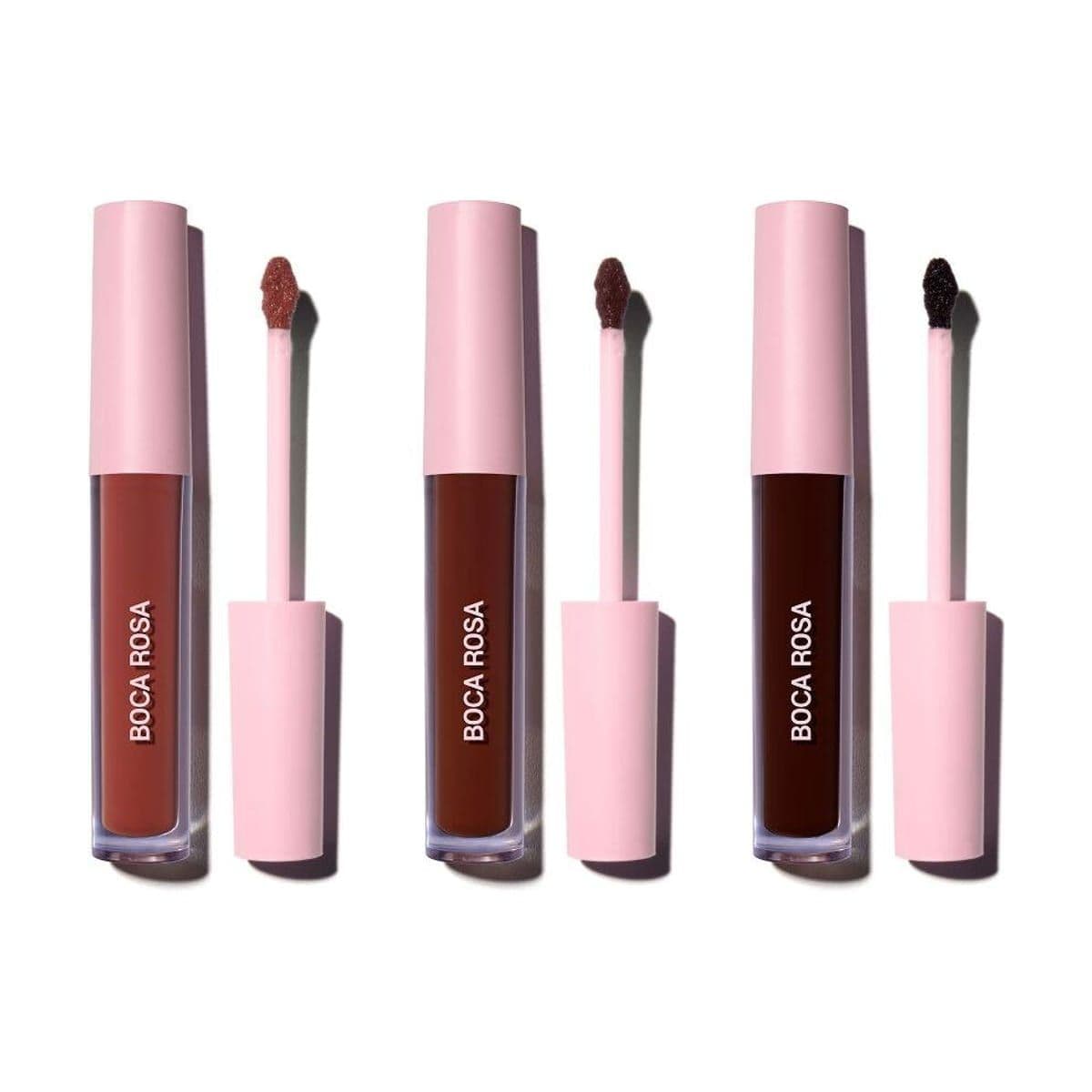 Embalagem de Kit Labial Boca Rosa Hidra Choco