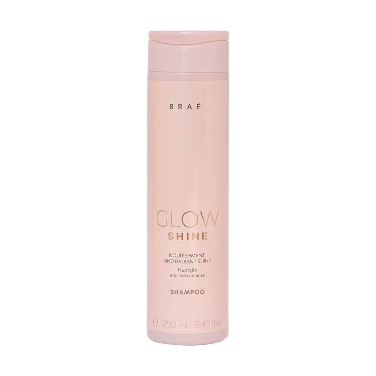 Embalagem de Shampoo Braé Glow Shine