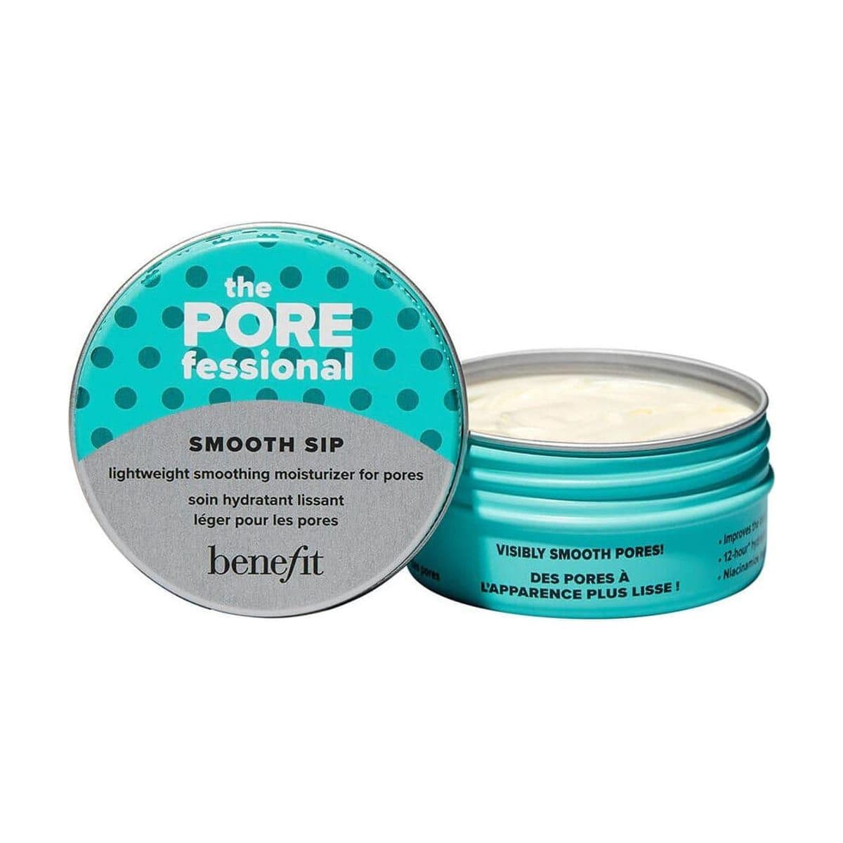 Embalagem de Mini Hidratante Benefit PoreCare Smooth Sip