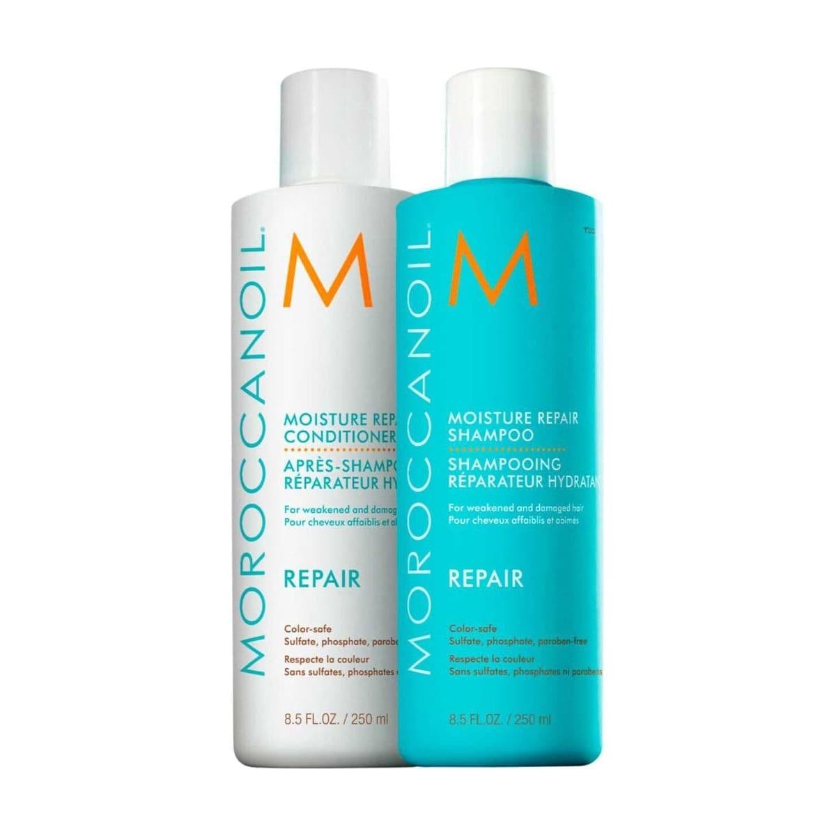 Embalagem de Kit Duo Reparação Moroccanoil Repair