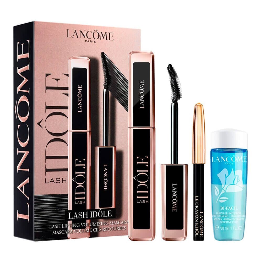 Embalagem de Kit Lancôme Máscara de Cílios Lash Idole + Khol + Bifacil