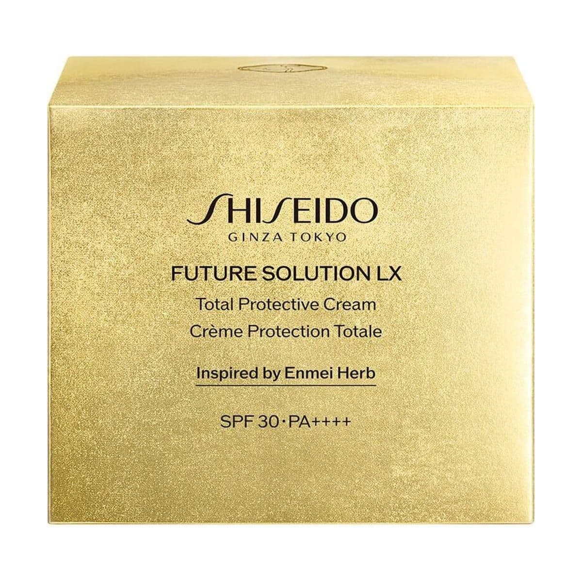 Embalagem de Creme Hidratante Facial Shiseido Future Solution LX Total Protective FPS 30
