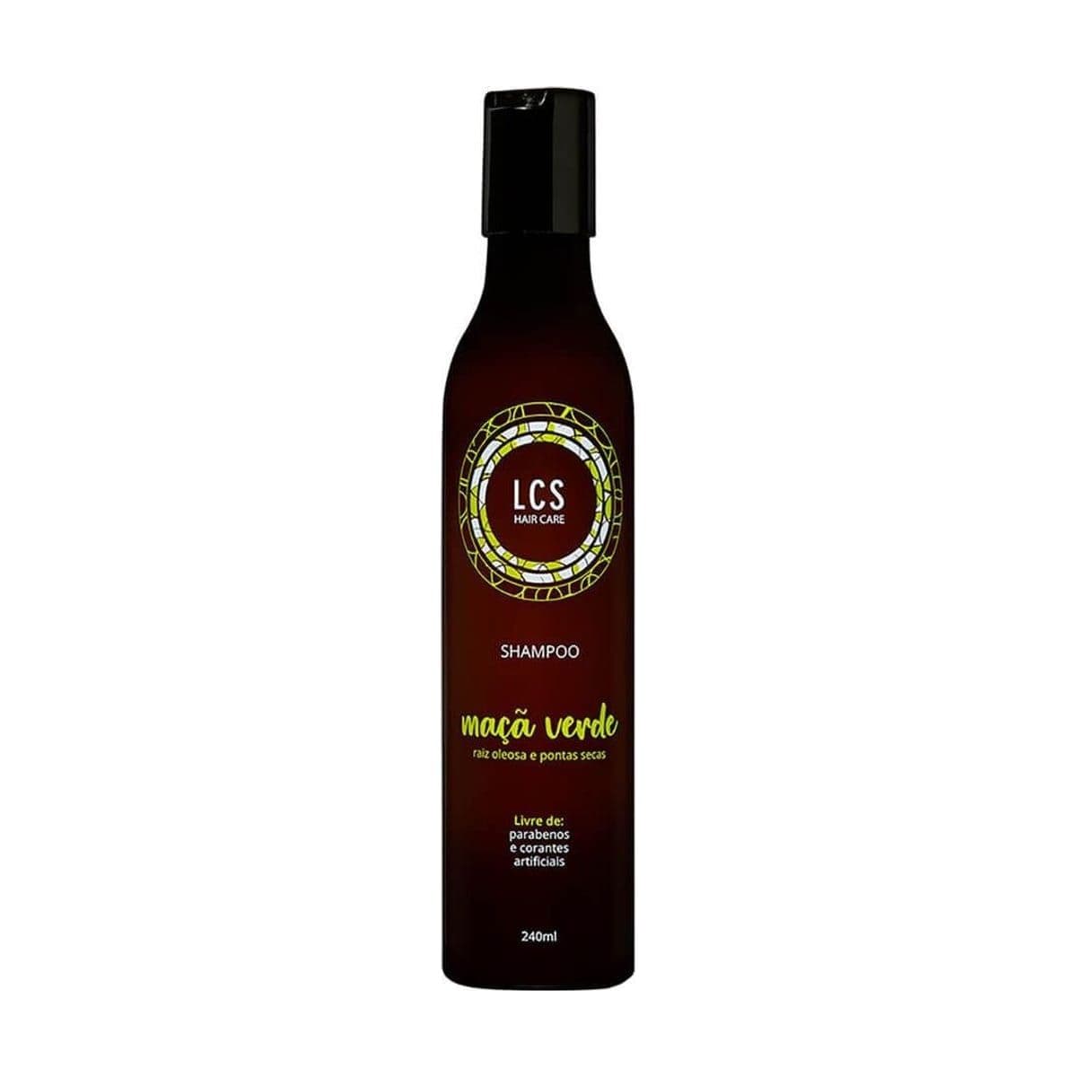 Embalagem de Shampoo Laces Maçã Verde