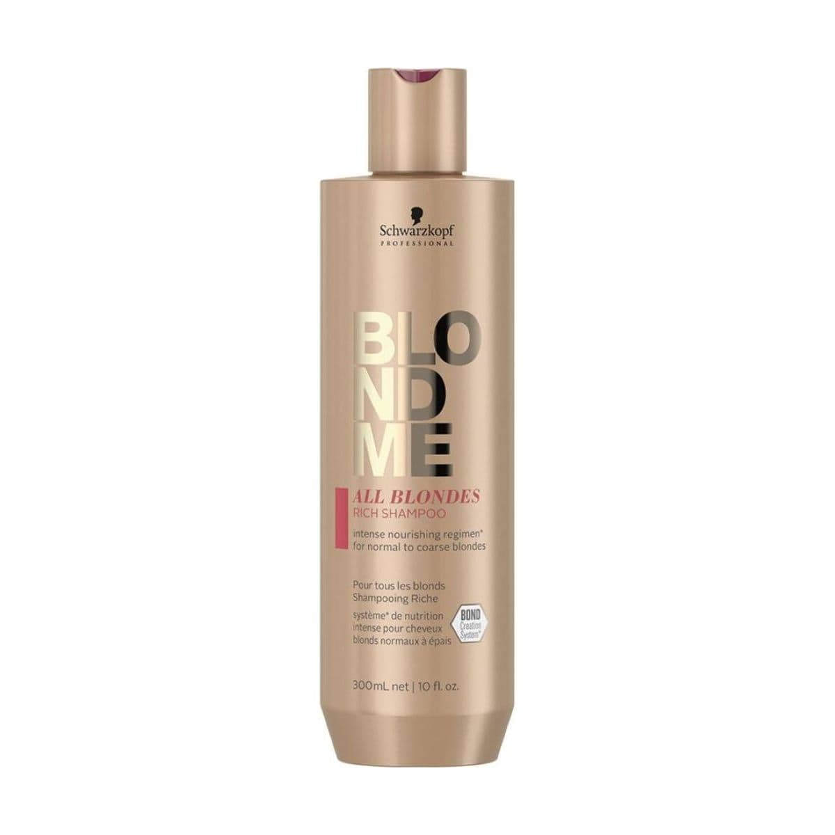 Embalagem de Shampoo Enriquecido Schwarzkopf BlondMe All Blondes Rich
