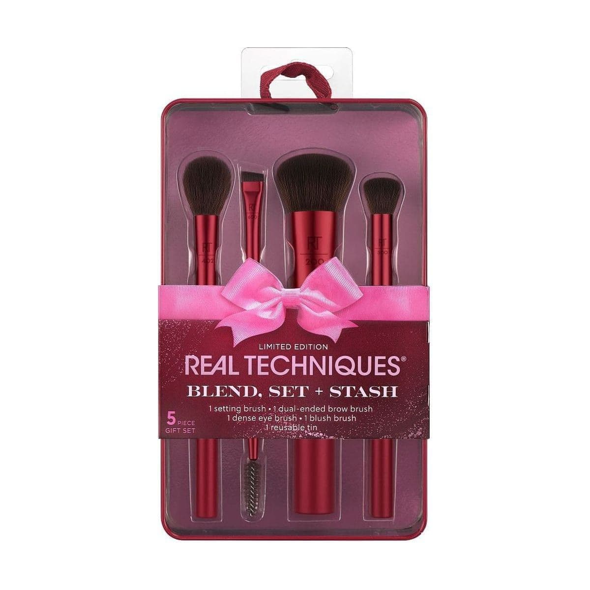 Embalagem de Kit de Pincéis Real Techniques Coleção Blend Edição Completa