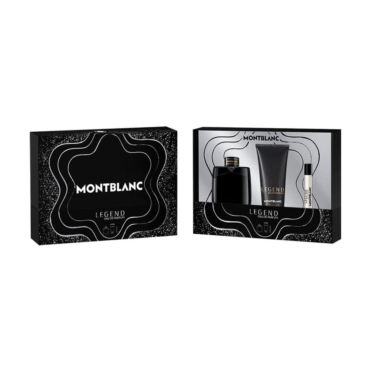 Embalagem de Kit Coffret Montblanc Legend Masculino Eau de Parfum