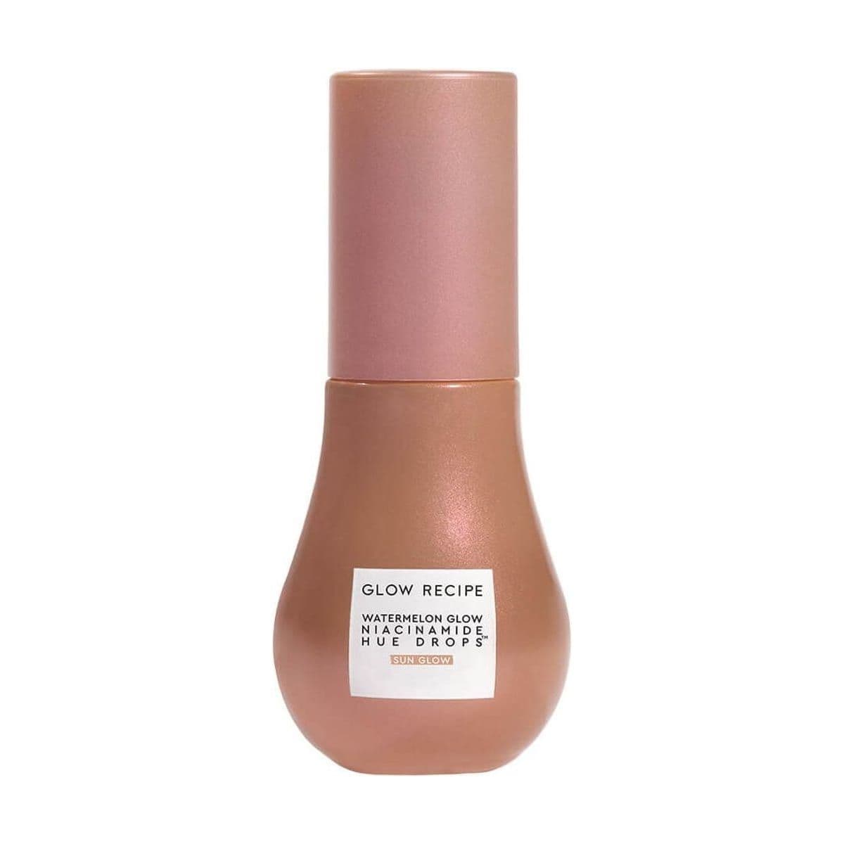 Embalagem de Sérum Bronzeador Glow Recipe Watermelon Glow Hue Drops