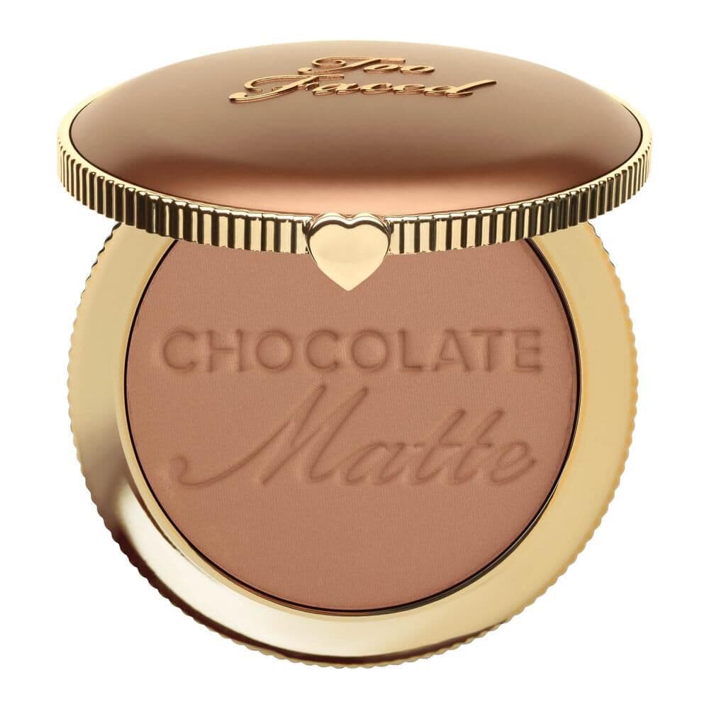 Embalagem de Pó Bronzeador Too Faced Bronzer Matte Chocolate Soleil