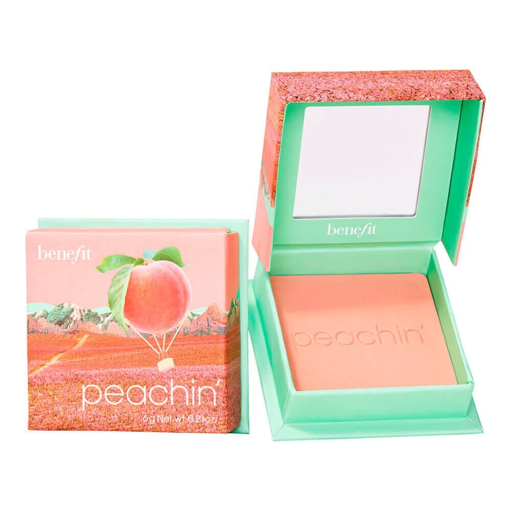 Embalagem de Blush em Pó Benefit