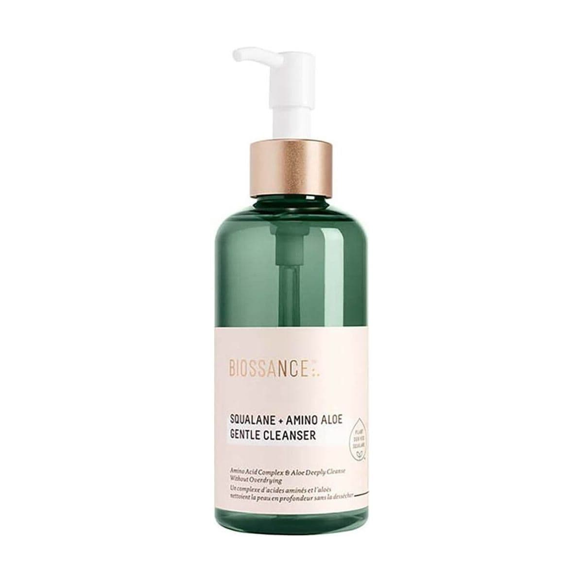 Embalagem de Gel de Limpeza Biossance Amino Aloe Gentle Cleanser