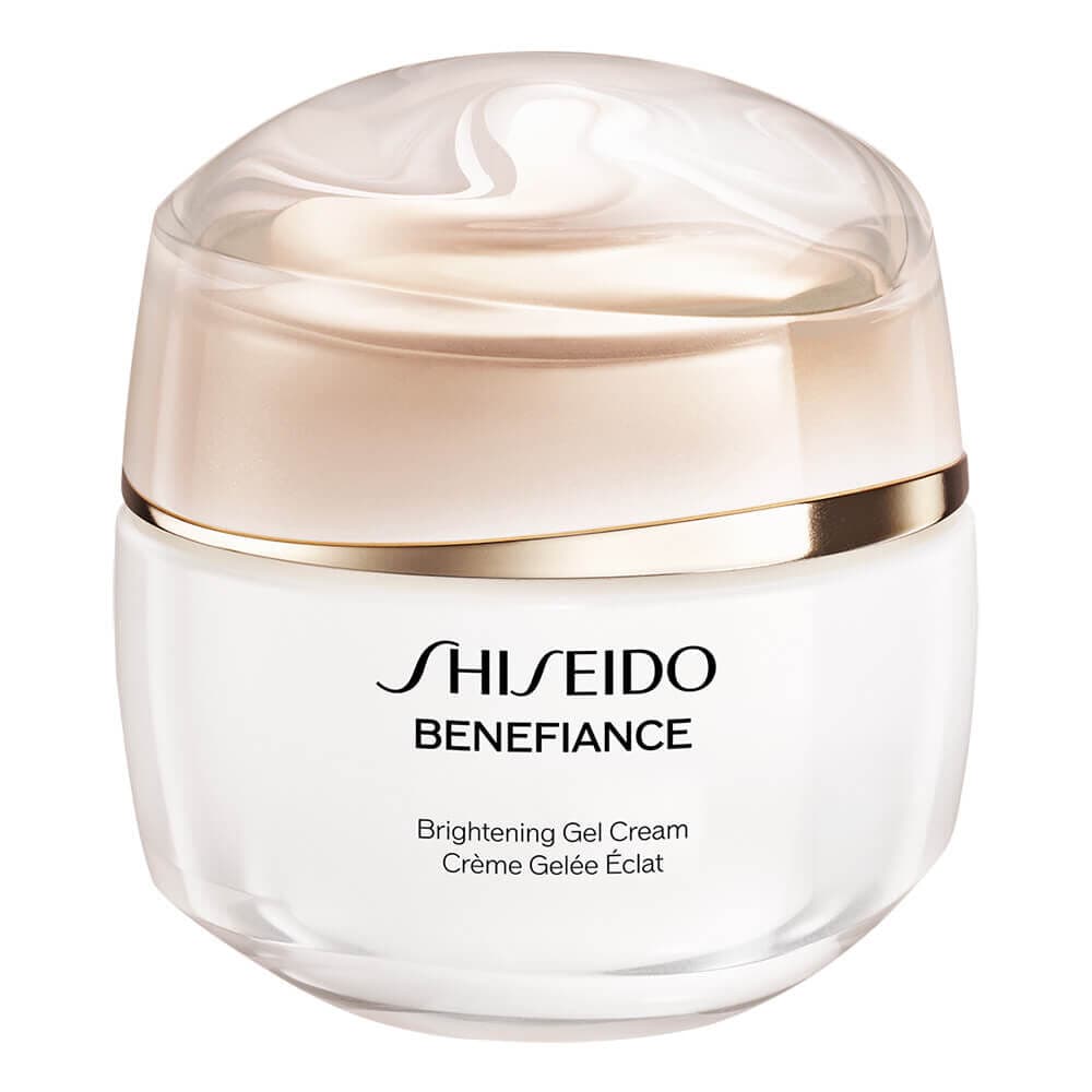 Embalagem de Creme Facial Shiseido Benefiance Brightening Gel Cream