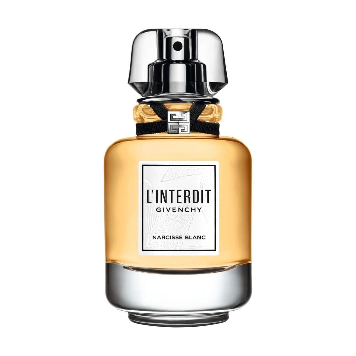 Embalagem de Perfume Givenchy L'Interdit Narcisse Blanc Feminino Eau de Parfum