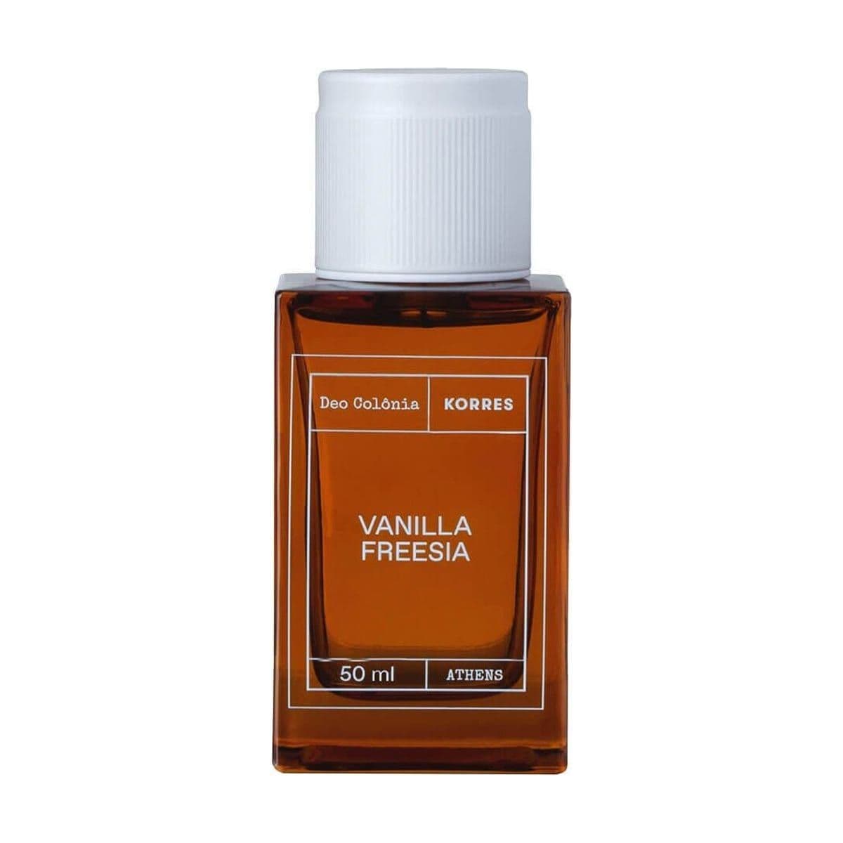 Embalagem de Colônia Korres Vanilla Freesia Feminino