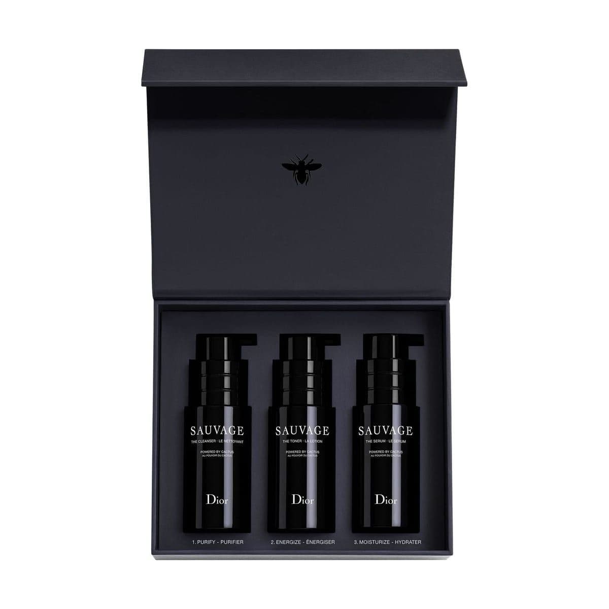 Embalagem de Kit Dior Sauvage Skincare Ritual