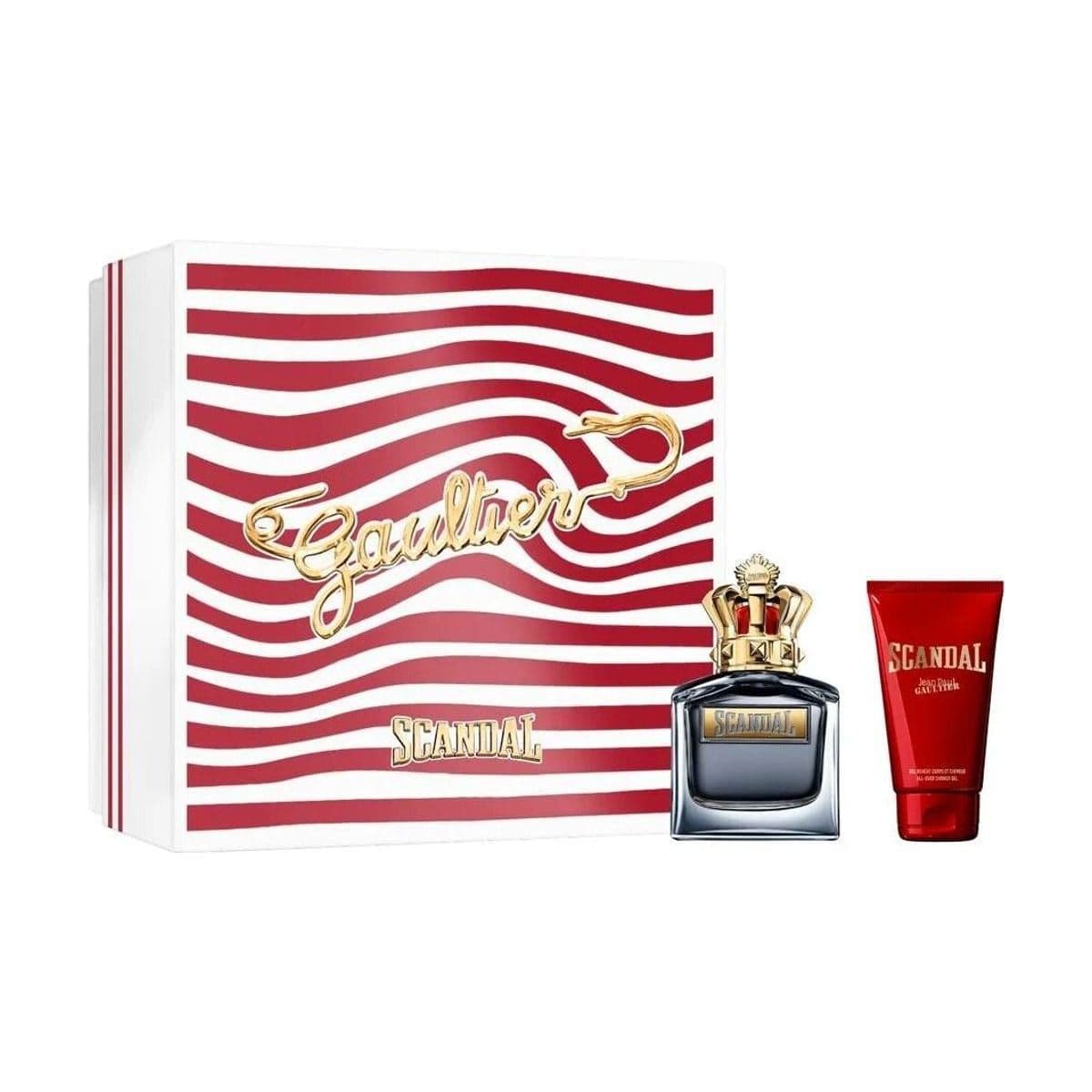 Embalagem de Kit Coffret Jean Paul Gaultier Scandal Pour Homme Masculino Eau de Toilette