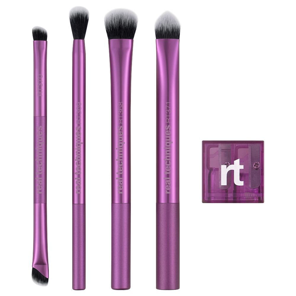 Embalagem de Kit Icônicos para Olhos Real Techniques