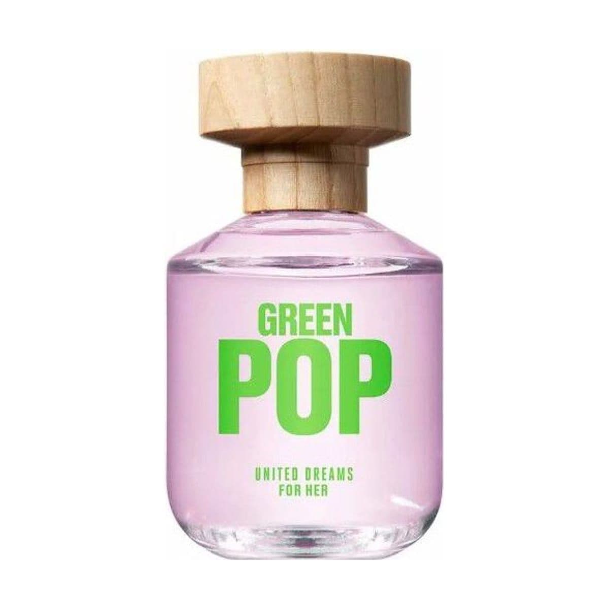 Embalagem de Perfume Benetton Ud Green Pop For Her Feminino Eau de Toilette