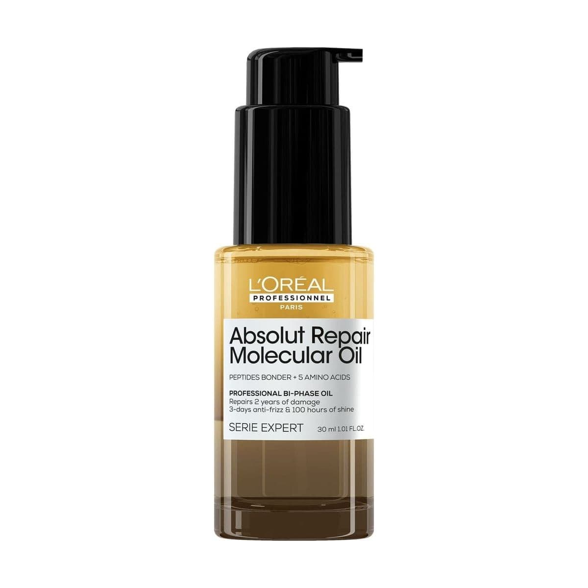 Embalagem de Óleo Capilar Bifásico L'Oreal Professionnel Absolut Repair Molecular
