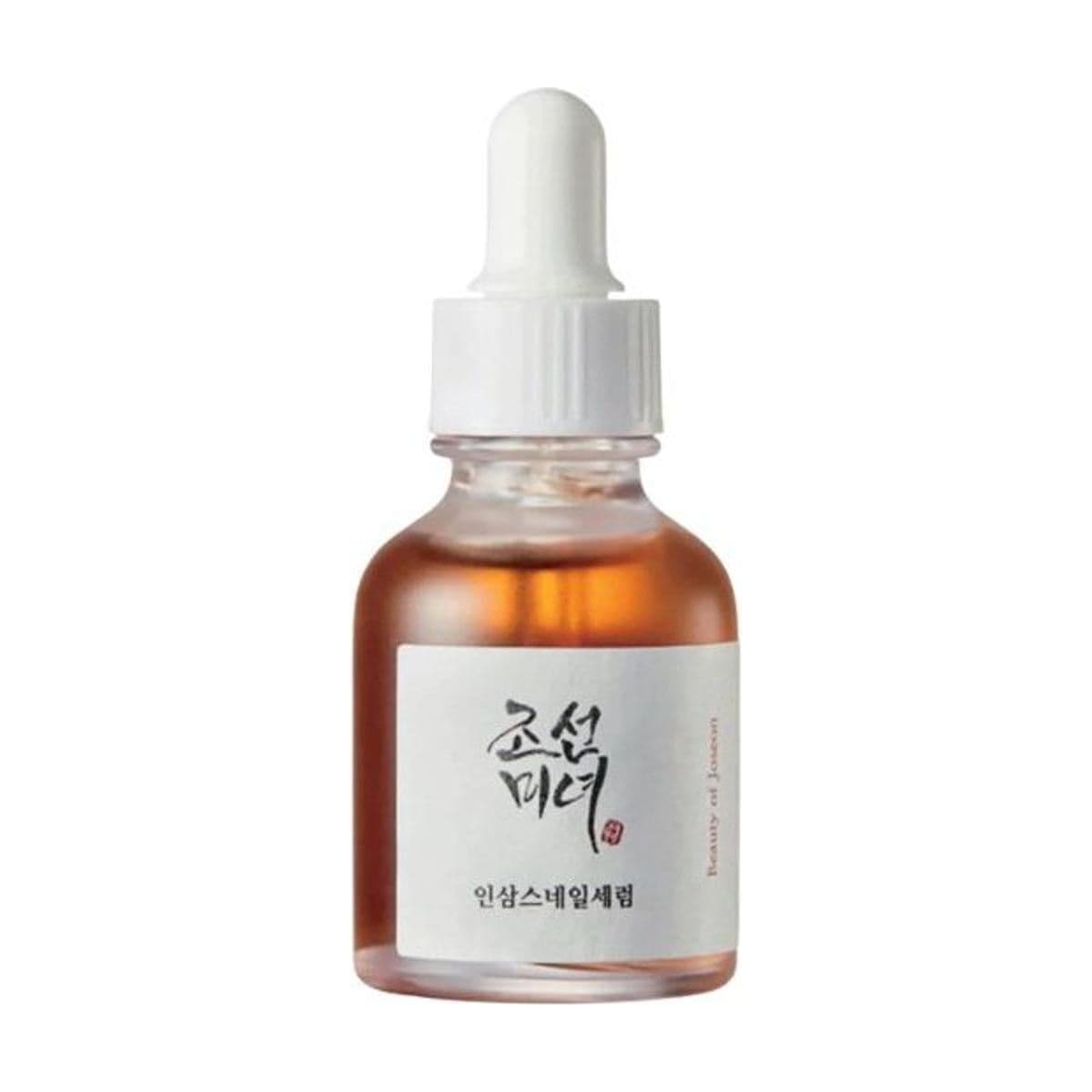 Embalagem de Sérum Reparador Beauty of Joseon Revive Ginseng + Mucina de Caracol