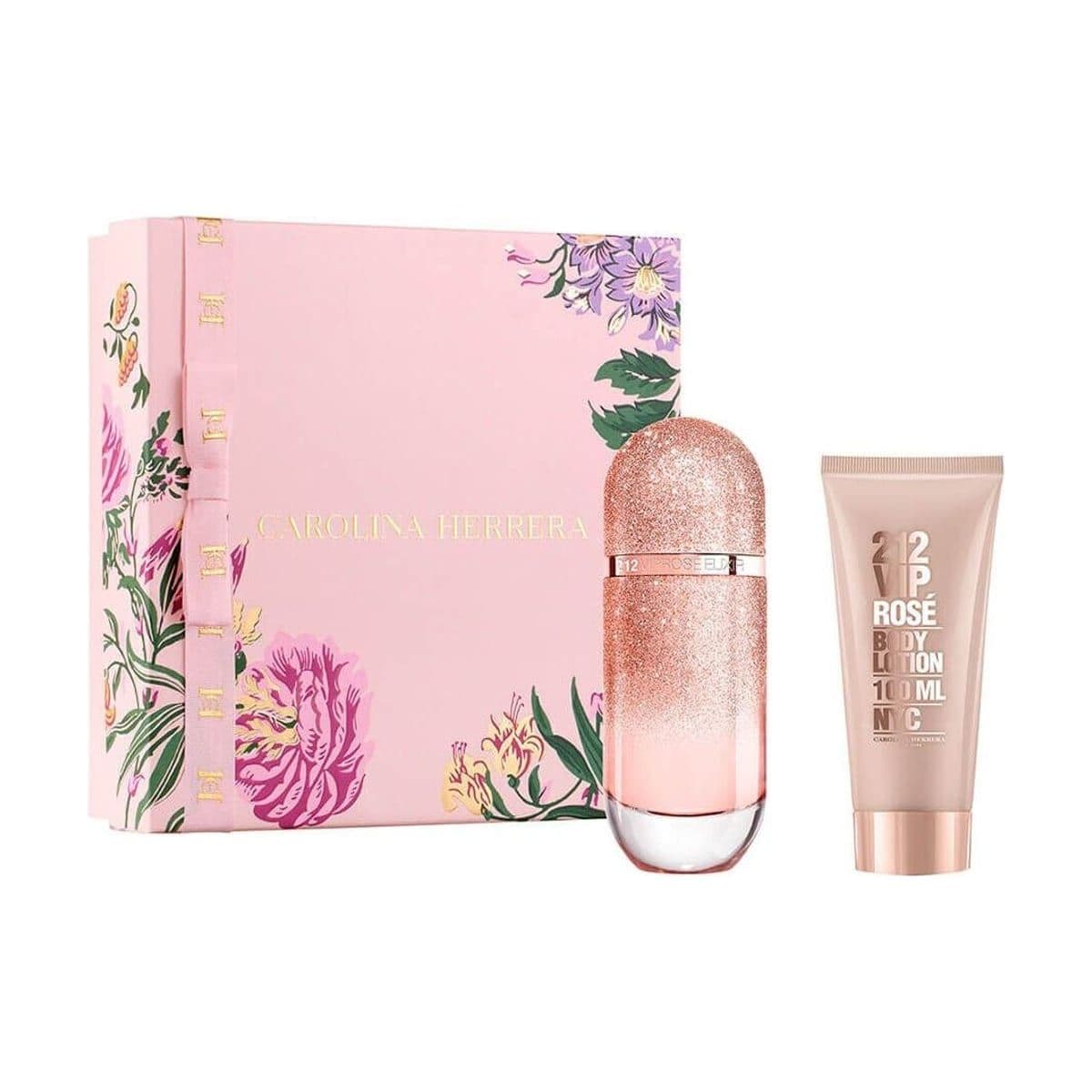 Embalagem de Kit Coffret Carolina Herrera 212 VIP Rosé Elixir Feminino Eau de Parfum