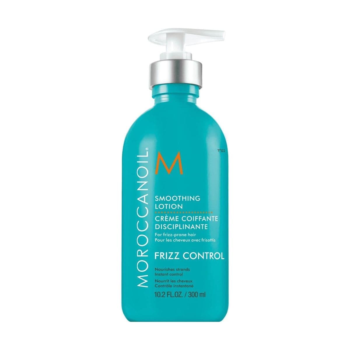 Embalagem de Loção Suavizante Antifrizz Moroccanoil Smoothing Lotion
