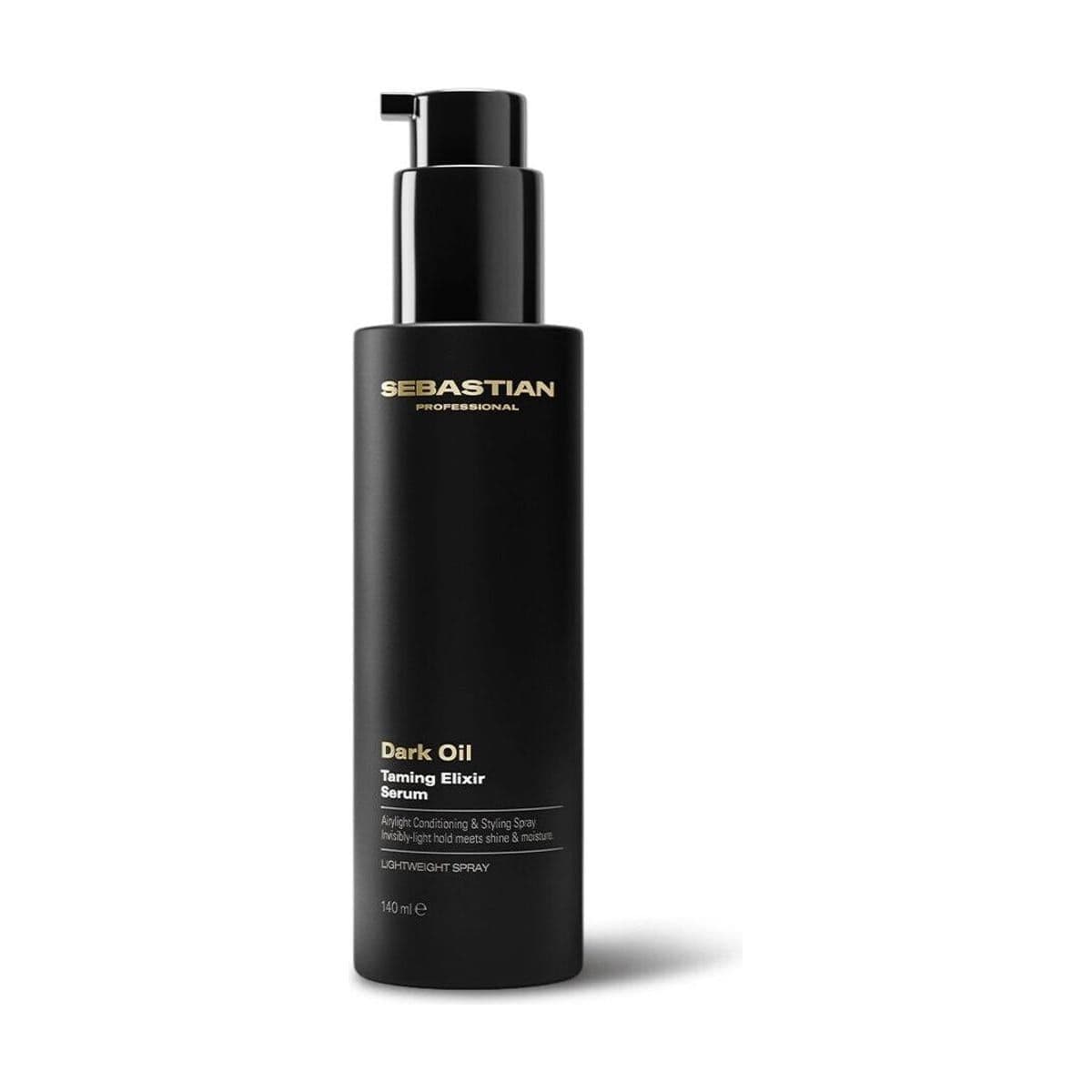 Embalagem de Sérum Finalizador Sebastian Dark Oil Taming Elixir