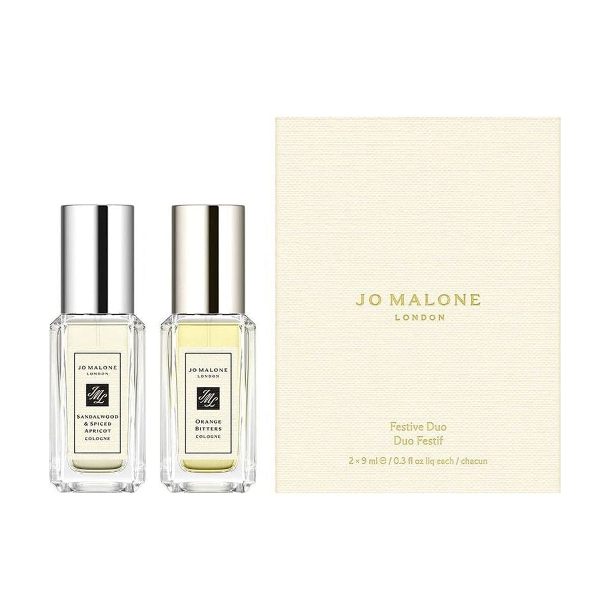 Embalagem de Kit Coffret Jo Malone Duo Festive Cologne