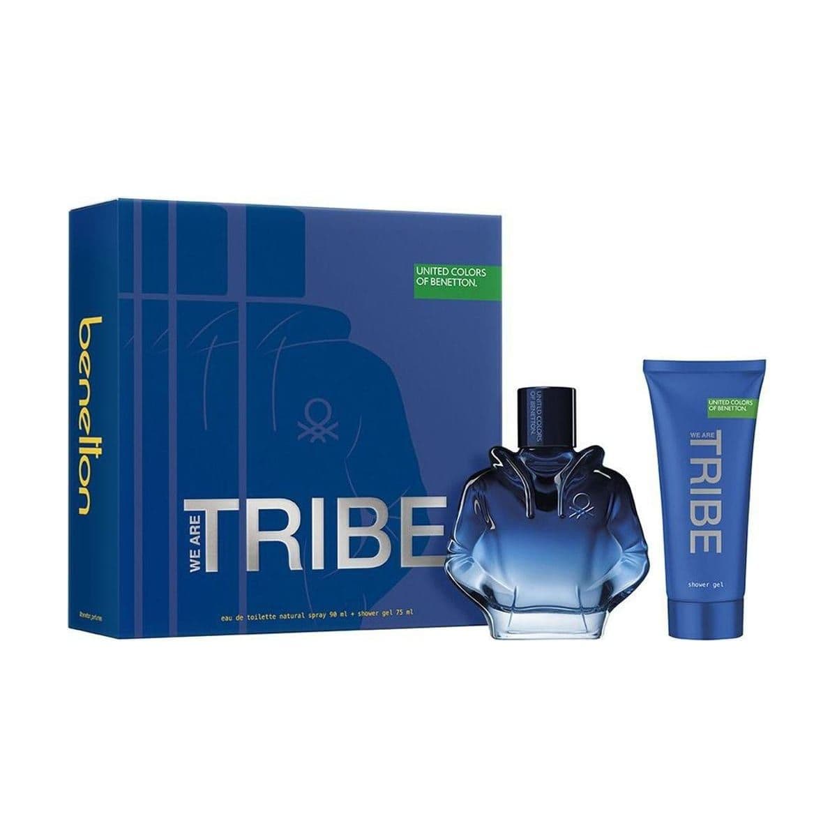 Embalagem de Kit Coffret Benetton We Are Tribe Masculino Eau de Toilette