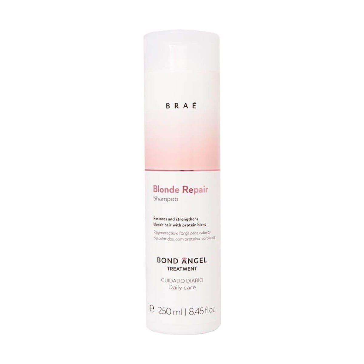 Embalagem de Shampoo Braé Blonde Repair