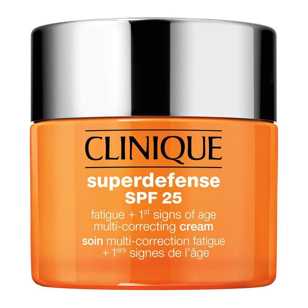 Embalagem de Hidratante em Gel Clinique Superdefense SPF 25