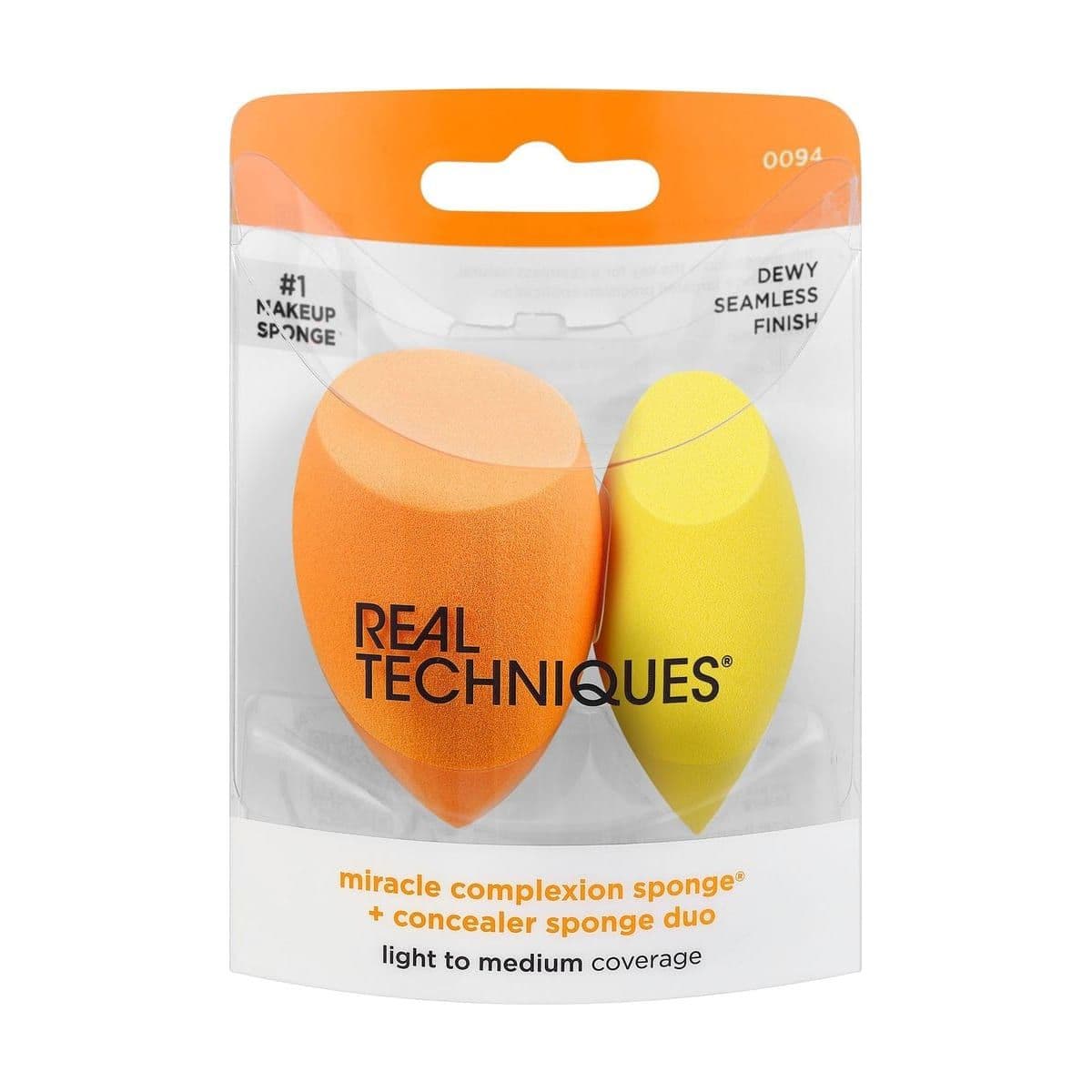 Embalagem de Kit de Esponjas para Rosto Real Techniques