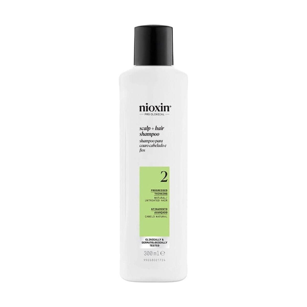 Embalagem de Shampoo para Cabelos Naturais Sistema 2 Nioxin