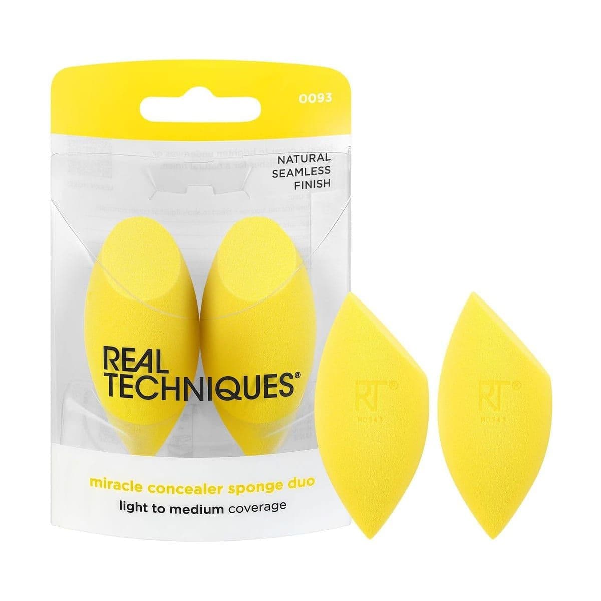 Embalagem de Kit Esponjas para Corretivo Real Techniques