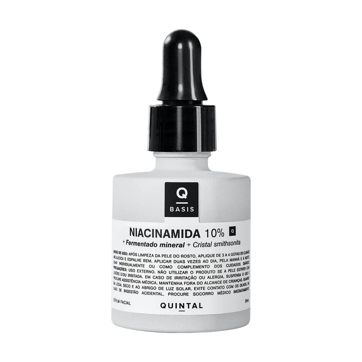 Embalagem de Sérum Quintal Q.Basis Niacinamida 10% + Minerais