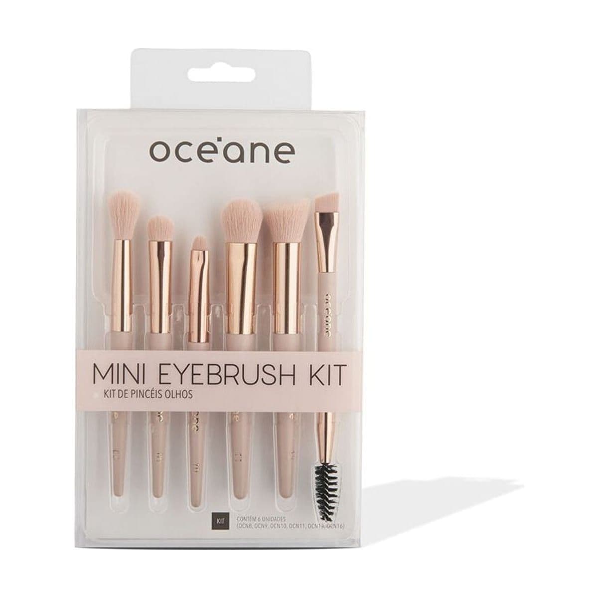 Embalagem de Kit de Pinceis para Os Olhos Océane Mini Brush