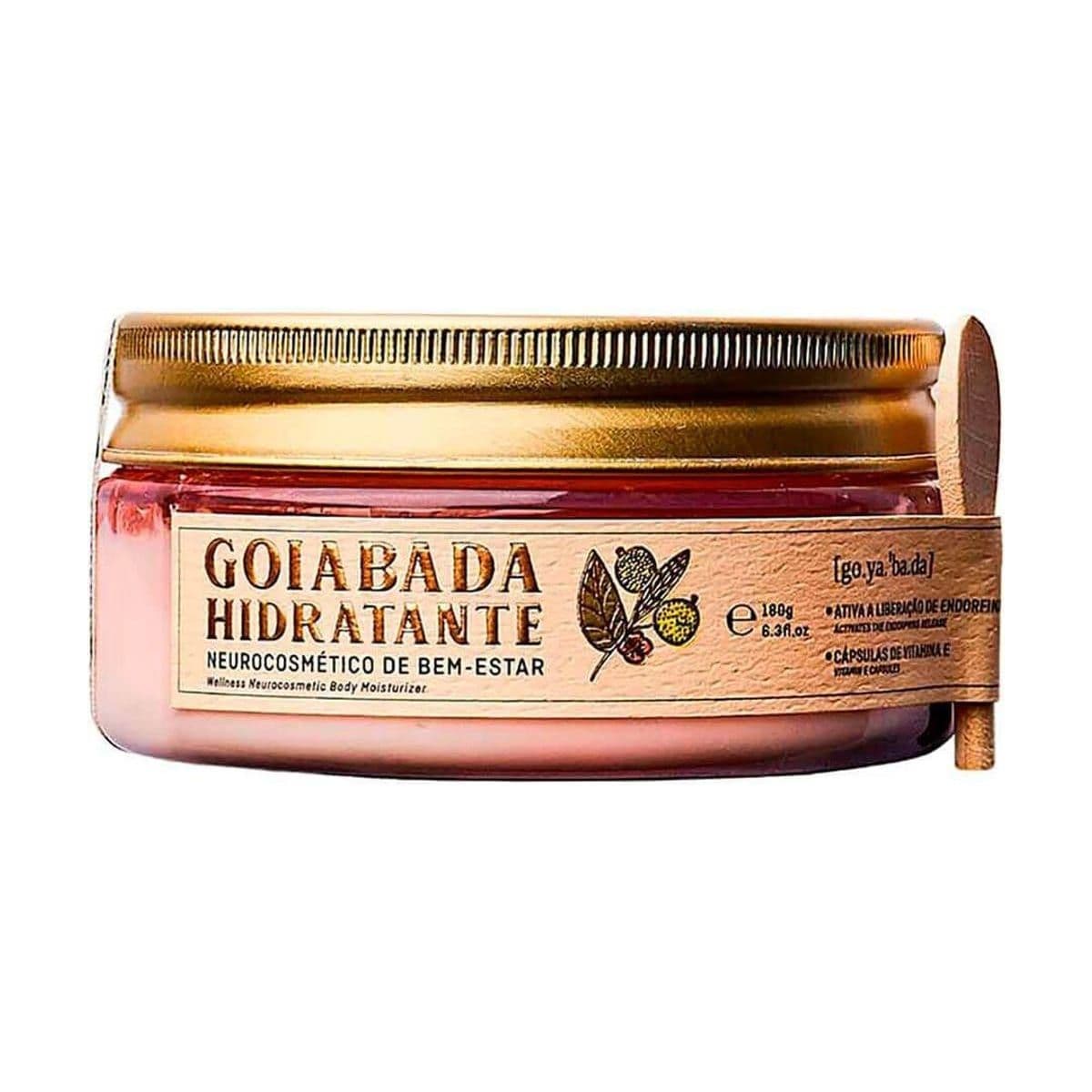 Embalagem de Hidratante Corporal Goiabada Feito Brasil