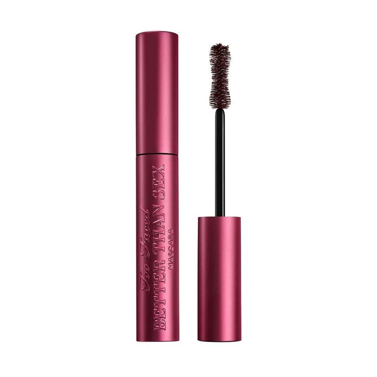 Embalagem de Máscara de Cílios Too Faced Better Than Sex Burgundy