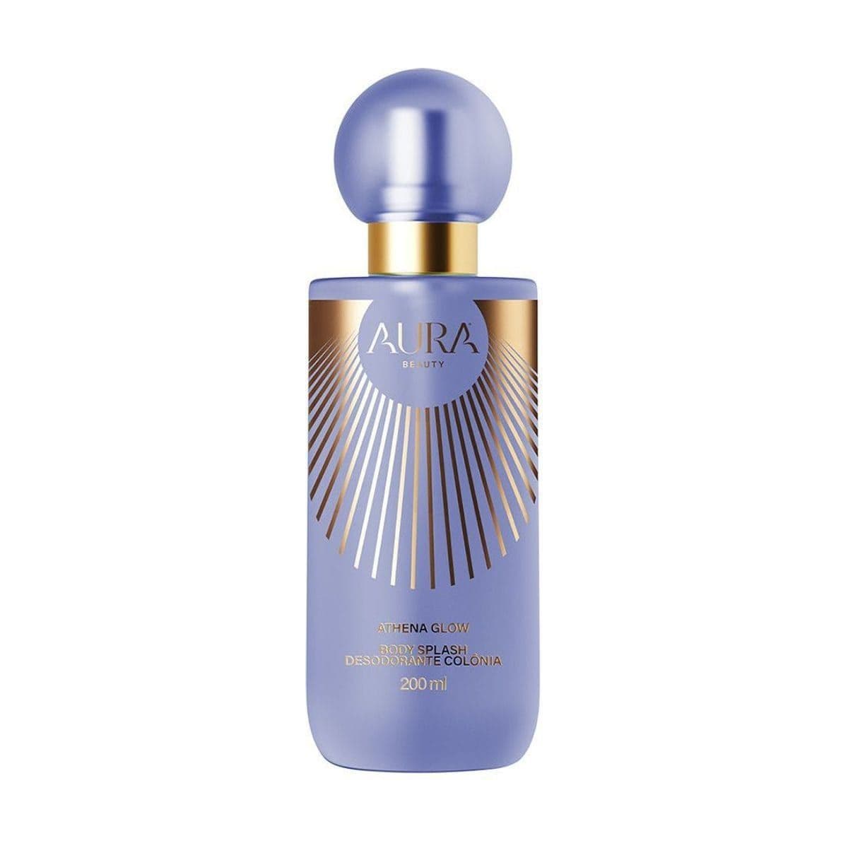 Embalagem de Body Splash Aura Beauty Athena Glow