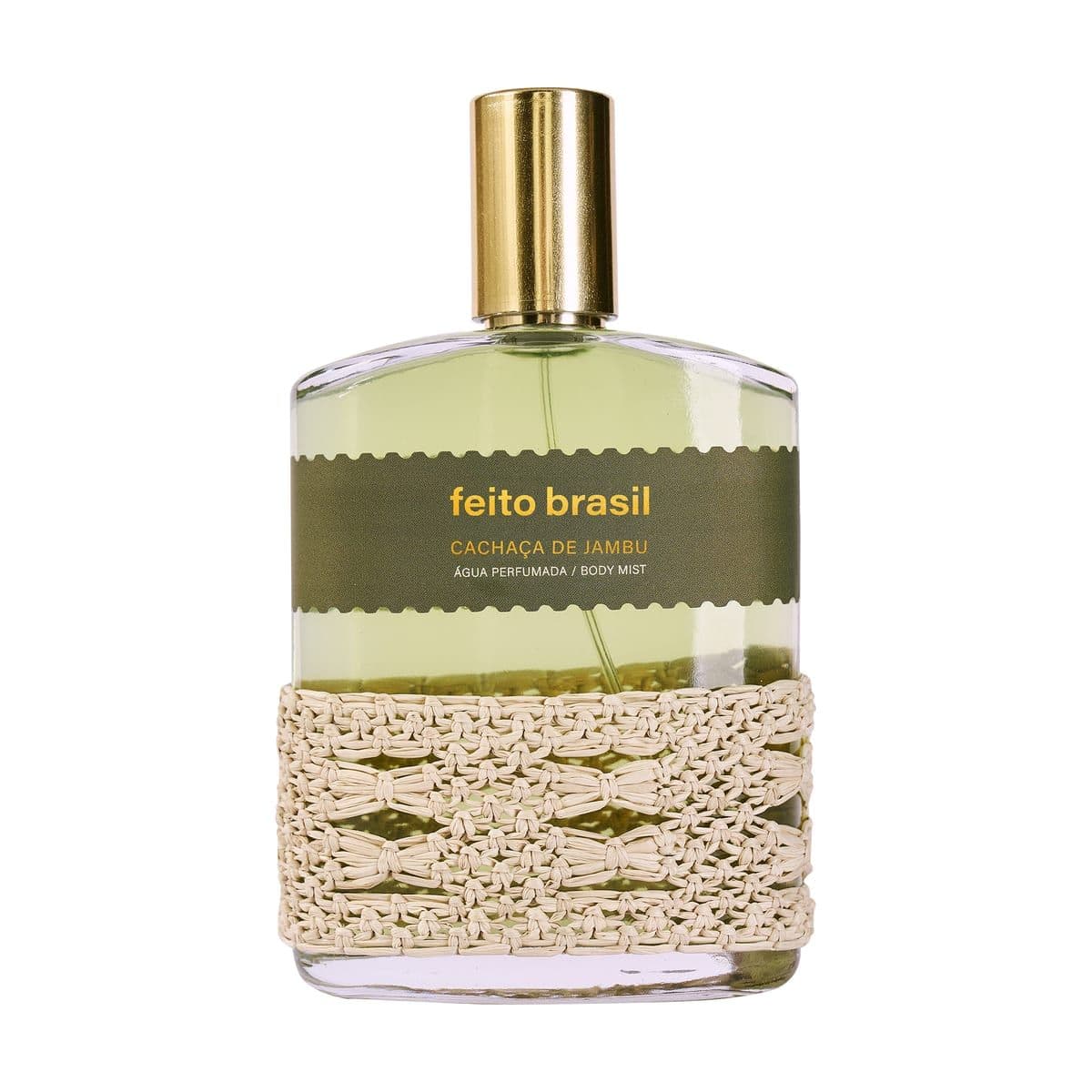 Embalagem de Água Perfumada Hidratante Feito Brasil Cachaça de Jambu