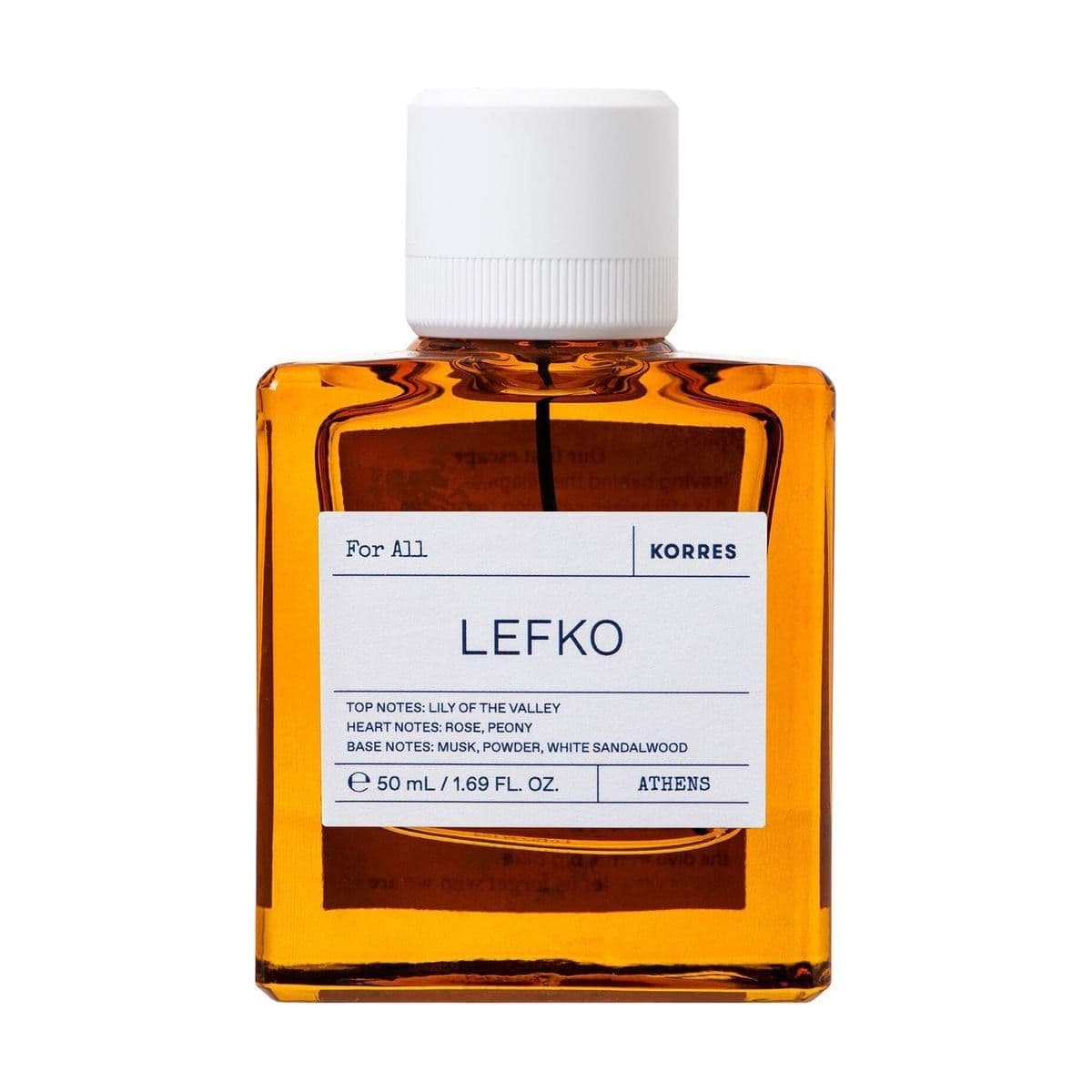 Embalagem de Deo Colonia Korres Lefko Unissex