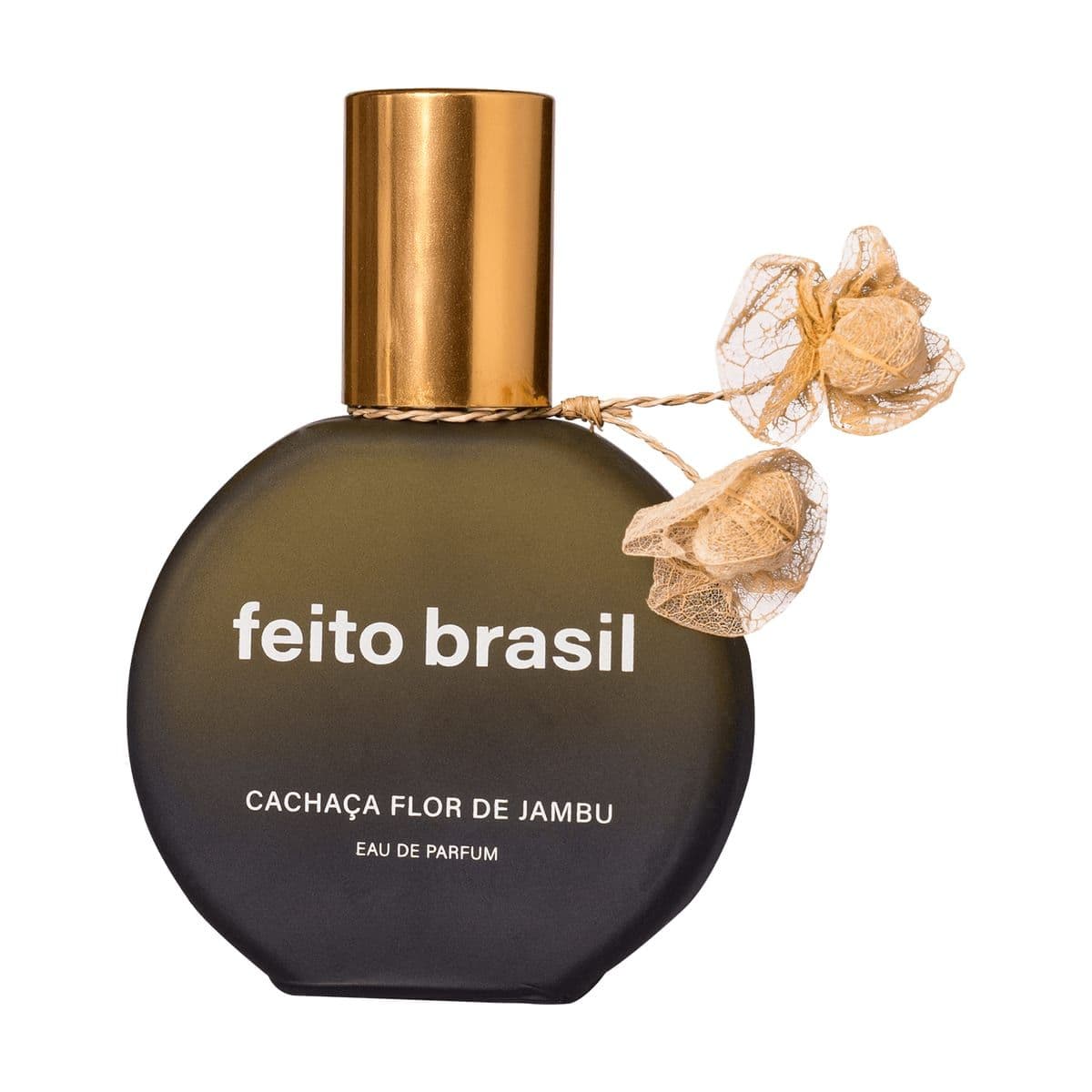 Embalagem de Perfume Cachaça Flor de Jambu Feito Brasil Eau De Parfum