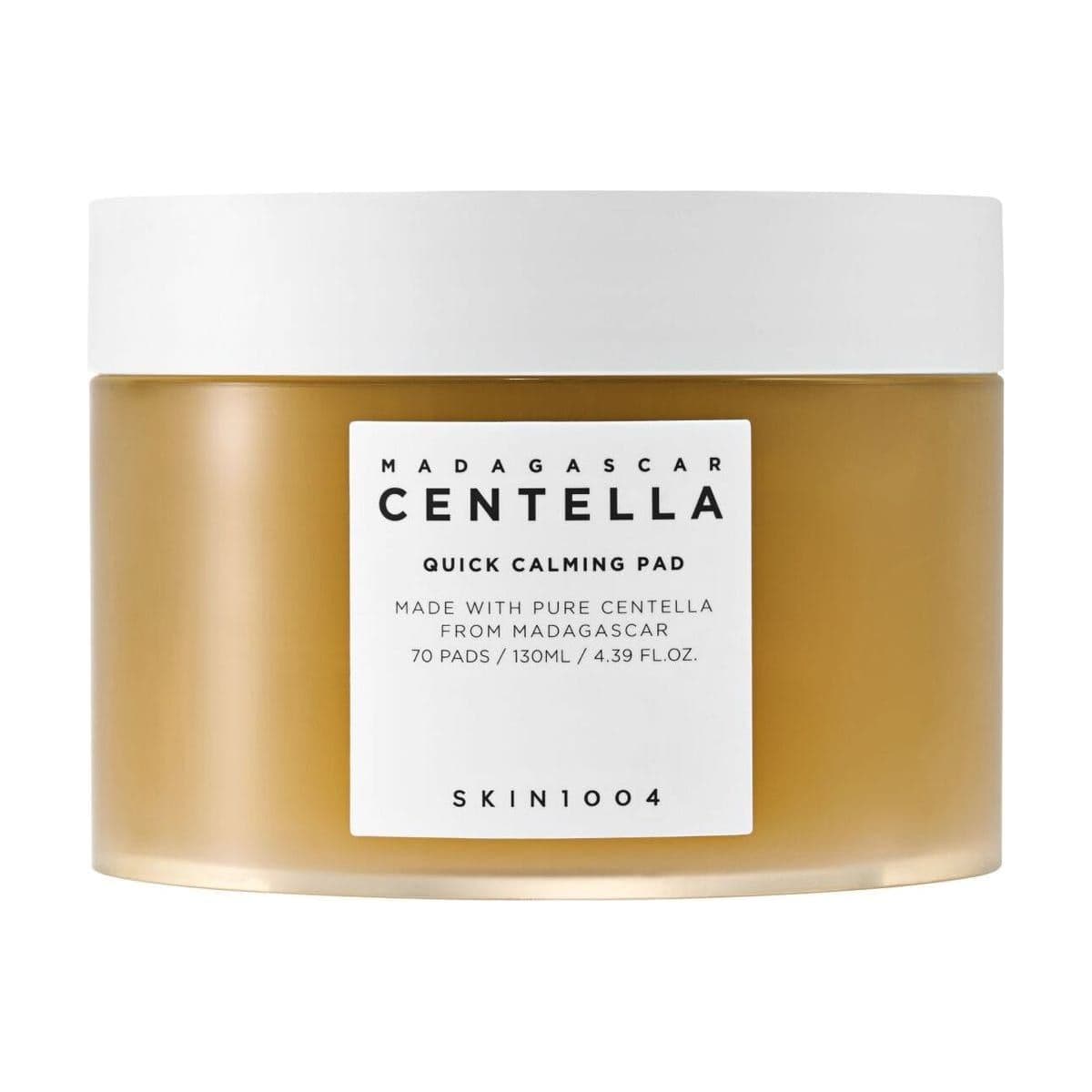 Embalagem de Toner Pad Calmantes Skin1004 Centella Madagascar Quick Calming