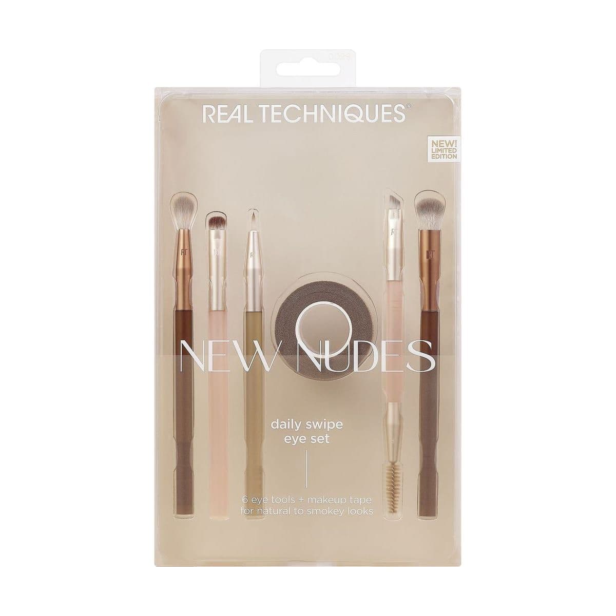 Embalagem de Kit Pincéis para Olhos Real Techniques Daily Swipe