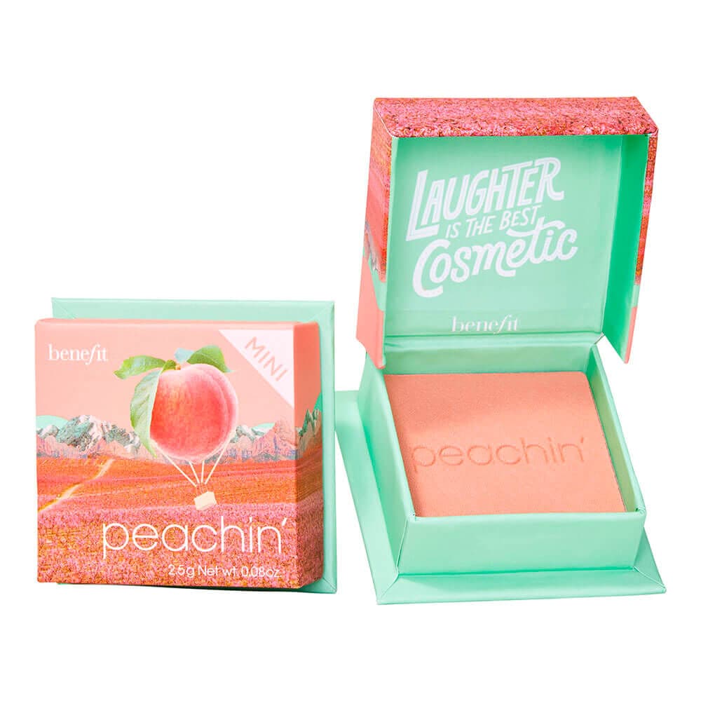 Embalagem de Mini Blush em Pó Benefit