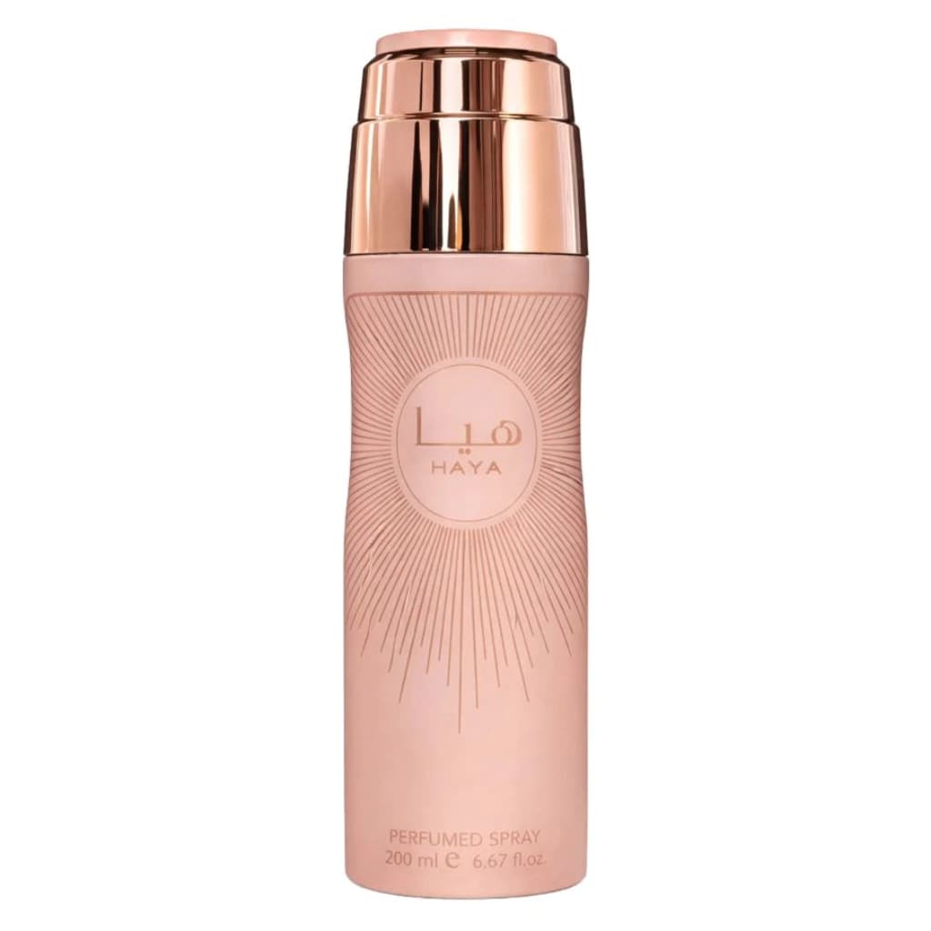 Embalagem de Desodorante Body Spray Lattafa Haya