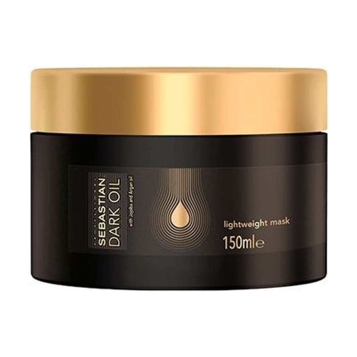 Embalagem de Máscara de Brilho Sebastian Professional Dark Oil 150 ml