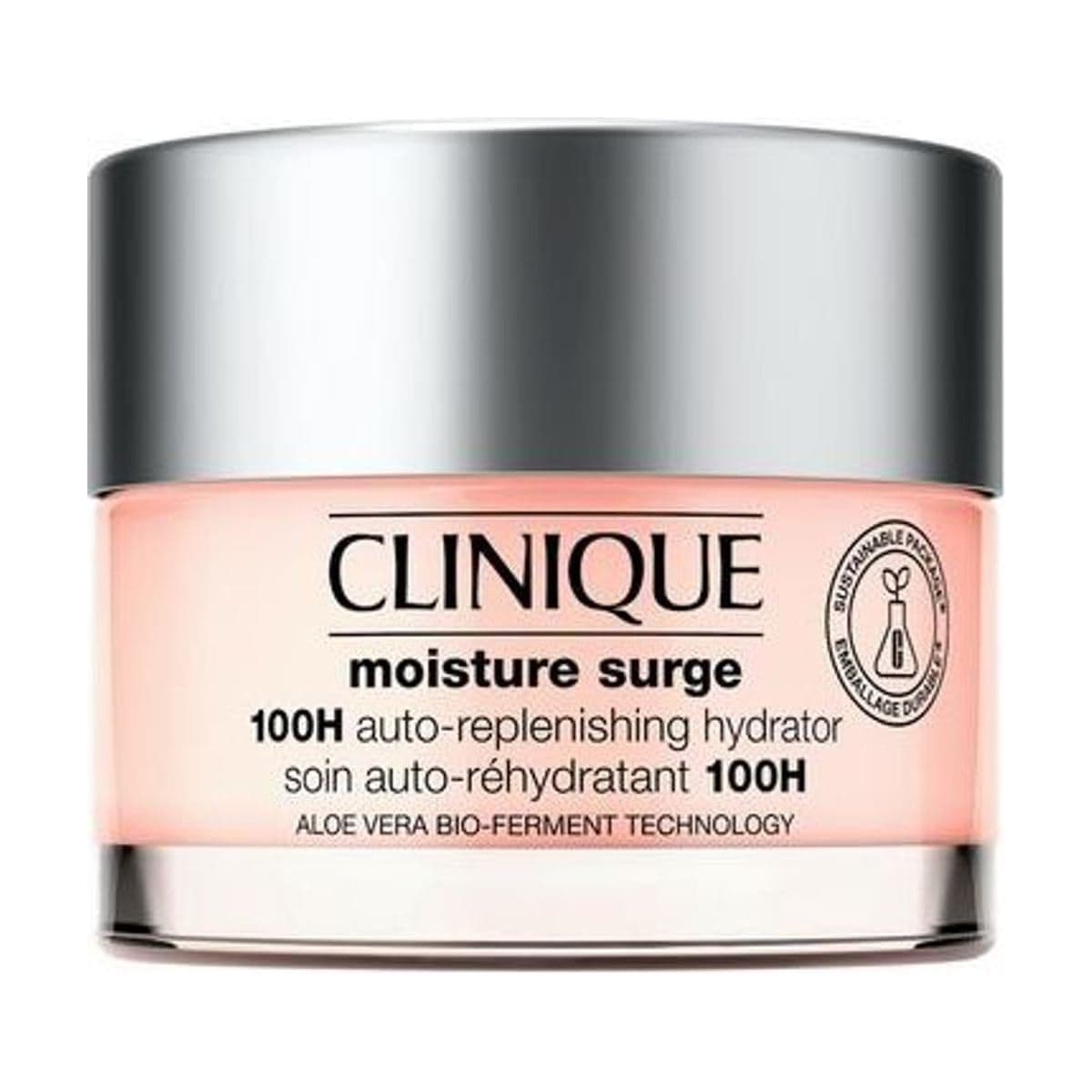 Embalagem de Hidratante Facial em Gel Clinique - Moisture Surge 100H