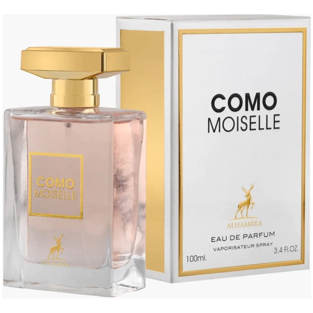 Embalagem de Perfume Como Moiselle Maison Alhambra Eau de Parfum